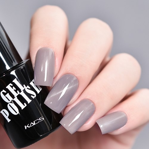 Grey Series Cat Eye Gel Nail Polish Languid Lavender