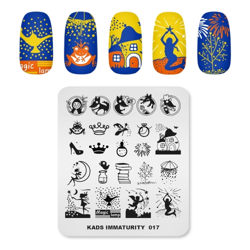 IMMATURITY 017 Nail Stamping Plate Fairy tale & Magic