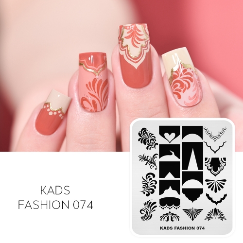 FASHION 074 Nail Stamping Plate Totem