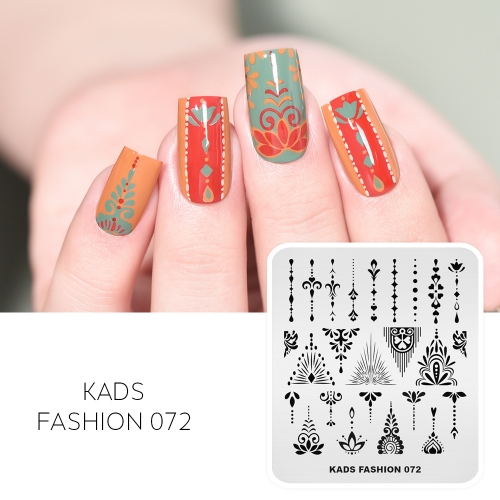 FASHION 072 Nail Stamping Plate Totem