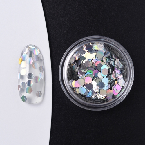 Hexagon Sequin Nail Powder 1Pcs 200039