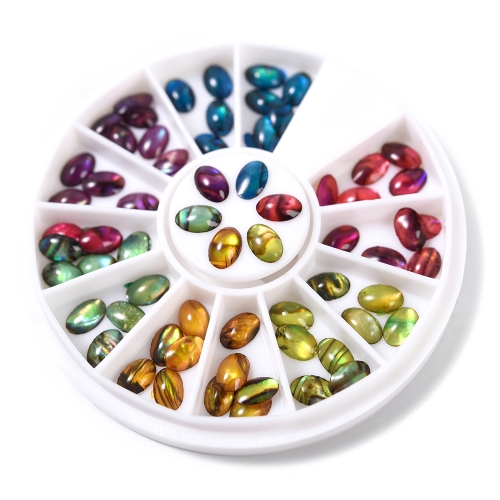 Symphony Shell Nail Rhinestone 6 Colors 200056