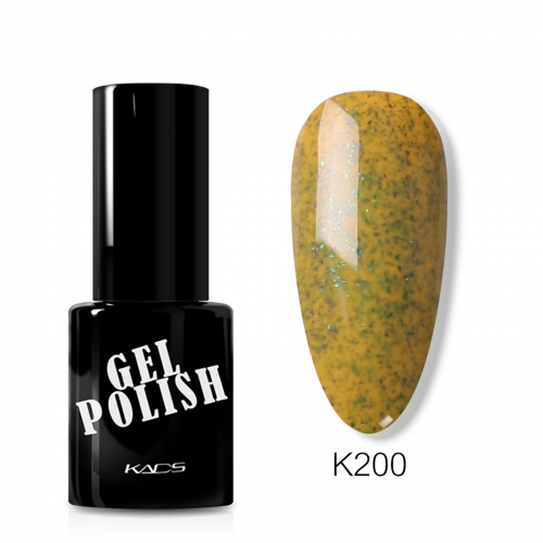 Flake Gel Nail Polish Turmeric