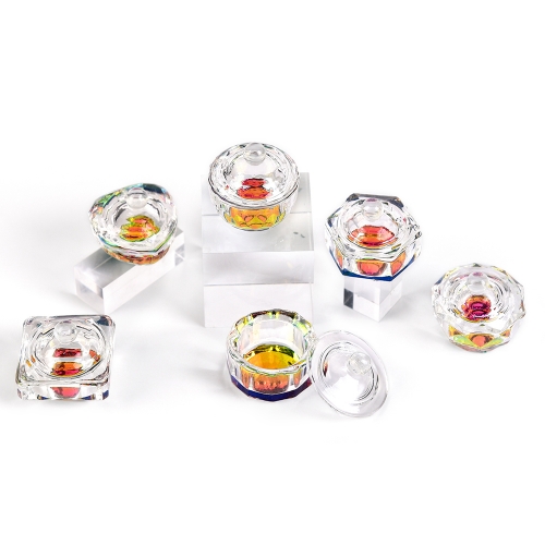 KADS Nail Art Glass Jars Color Dappen Dish 410153