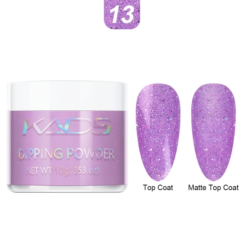 Nail Dipping Powder Neon Lilac Glitters 200125