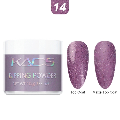Nail Dipping Powder Jewel Purple Glitters 200125