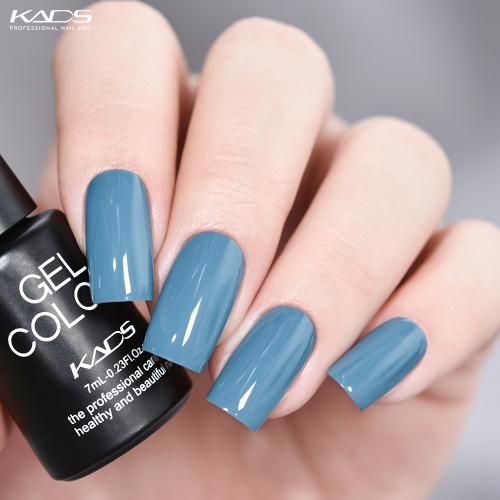 Gel Nail Polish Gray Blue