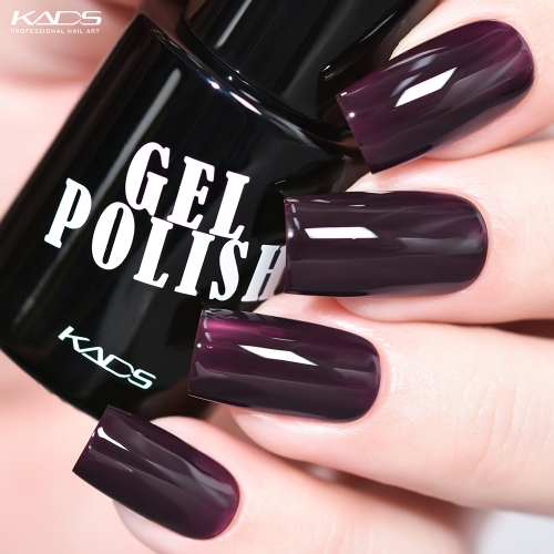 Gel Nail Polish Purple Black