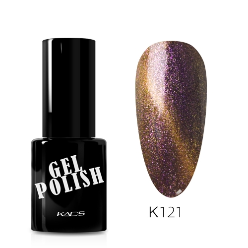 Chameleon Cat Eye Gel Nail Polish Violet Brown