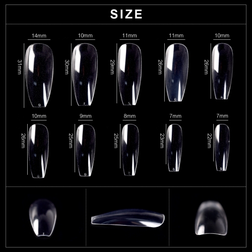 T-shaped Nail Tips 500029