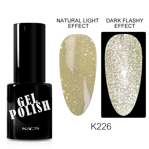 Reflective Glitter Gel Golden Lime Glitters