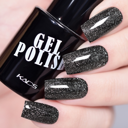 Reflective Glitter Gel Midnight Black Glitters