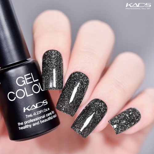 Reflective Glitter Gel Midnight Black Glitters