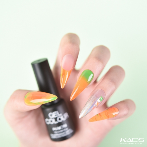 Fluorescent Nail Gel Sunset Neon Orange