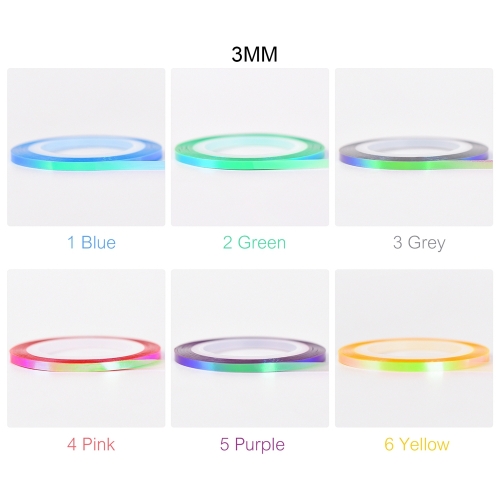 3mm Nail Stripping Tape Line Mermaid Chameleon Candy Color 200141