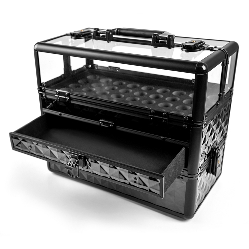 Nail Art Deluxe Black Storage Case & Showcase 410162