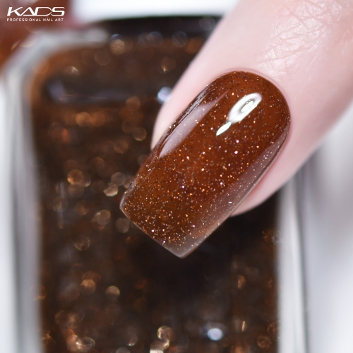 Chocolate Velvet Nail Polish Reflective Glitters