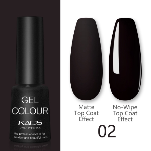 Gel Nail Polish Black Brown