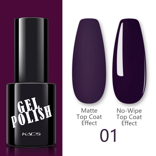 Gel Nail Polish Purple Black