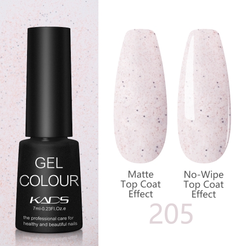 Sand Gel Nail Polish Flesh Pink Creamy White & Pink Dust