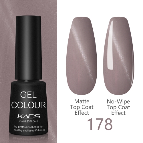 Grey Series Cat Eye Gel Nail Polish Languid Lavender