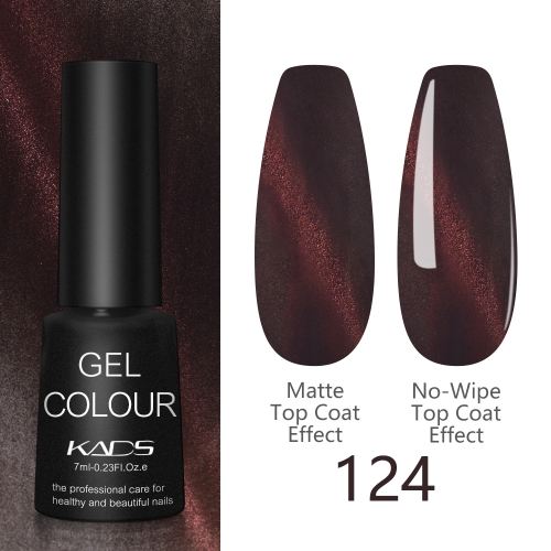 3D Cat Eye Gel Nail Polish Umber Brown