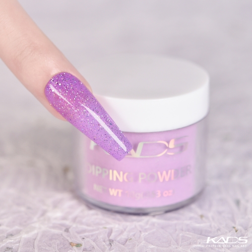 Nail Dipping Powder Neon Lilac Glitters 200125