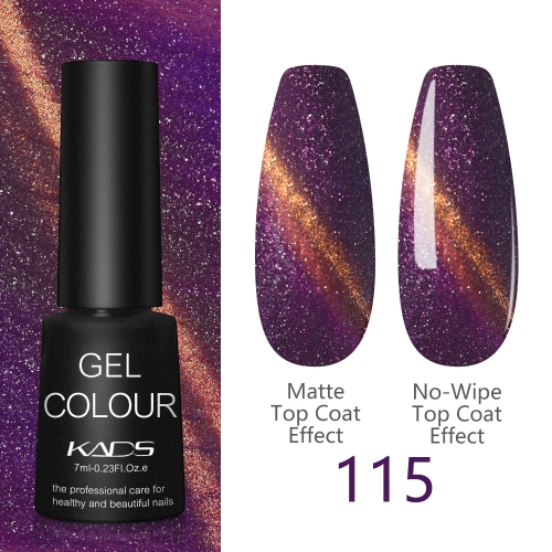 Chameleon Cat Eye Gel Nail Polish Purple