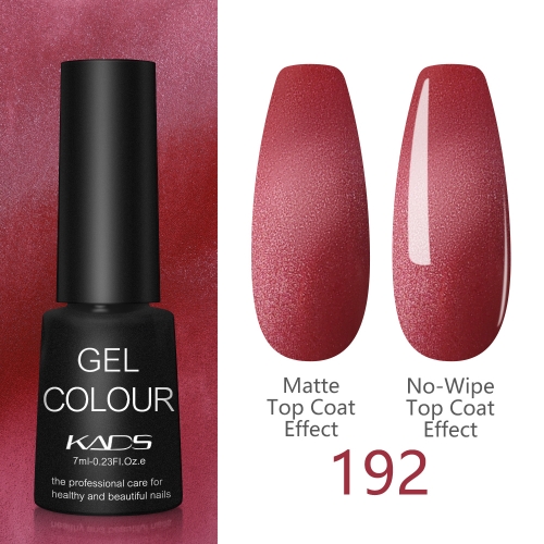 Meteorite Wide Cat Eye UV Nail Gel Polish Falu Red