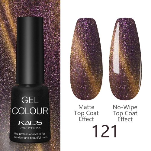 Chameleon Cat Eye Gel Nail Polish Violet Brown