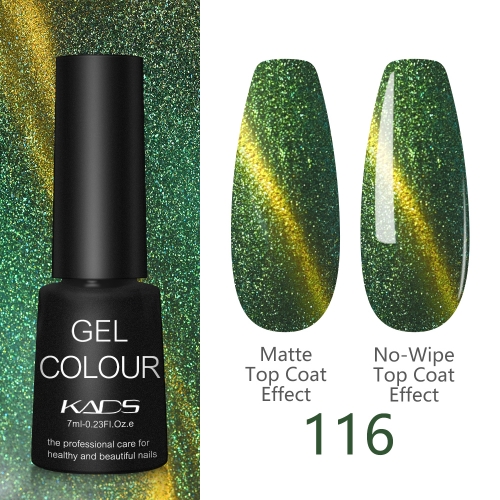 Chameleon Cat Eye Gel Nail Polish Emerald Green