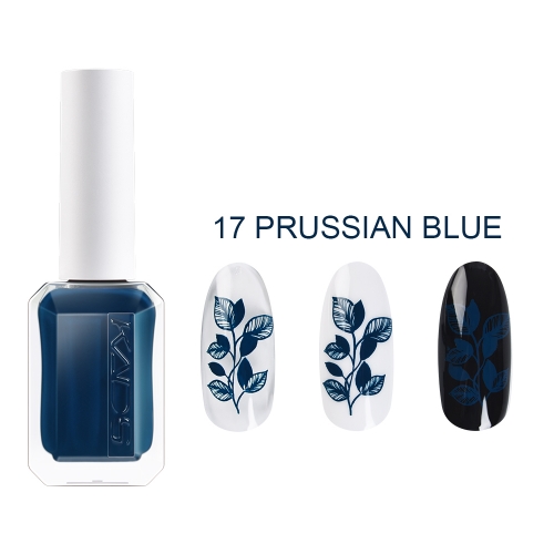 Nail Stamp Polish 17 Prussian Blue 11ml New Bottle