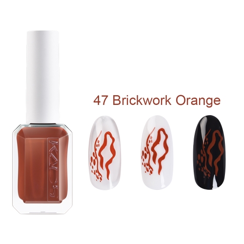 Nail Stamp Polish 47 Brickwork Orange11ml New Bottle