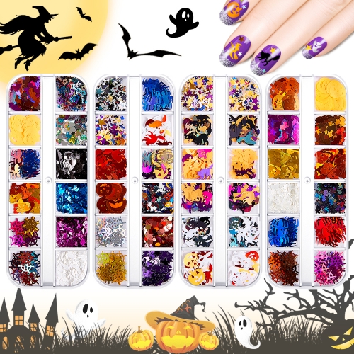 3D Halloween Nail Sequin Slices 200162