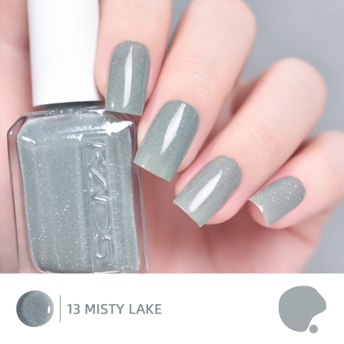 Misty Lake Nail Polish Reflective Glitters