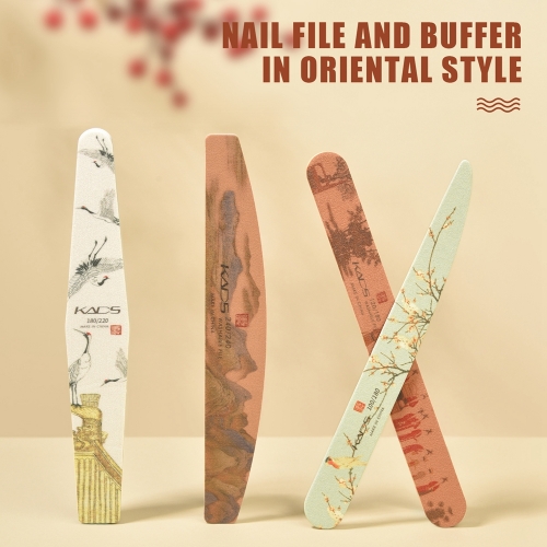 Oriental Style Nail File and Buffer 4pcs Set 440024