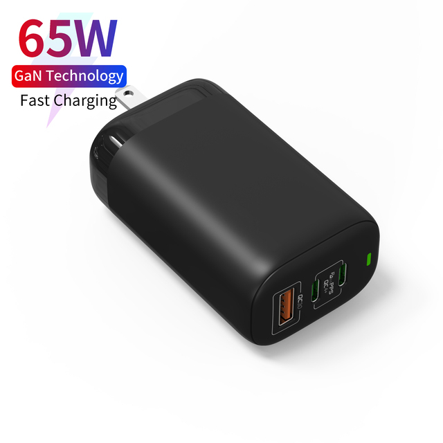 Wholesale 65 Watt USB C Charger GaN 2C1A Super Fast Wall Charger HUWDER