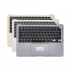 UK EU Version Grey Silver Gold Color 661-15386 661-15387 661-15388 for Apple Macbook Air Retina 13" A2179 Chassis Palmrest Top Case with Keyboard and Backlit 2020 Year