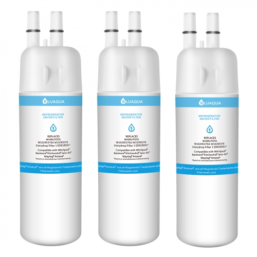 Whirlpool GSF26C5EXT Water Filter, W10295370, Everydrop filter, EDR1RXD1 ,Ice & Water Refrigerator Filter (3- Pack)