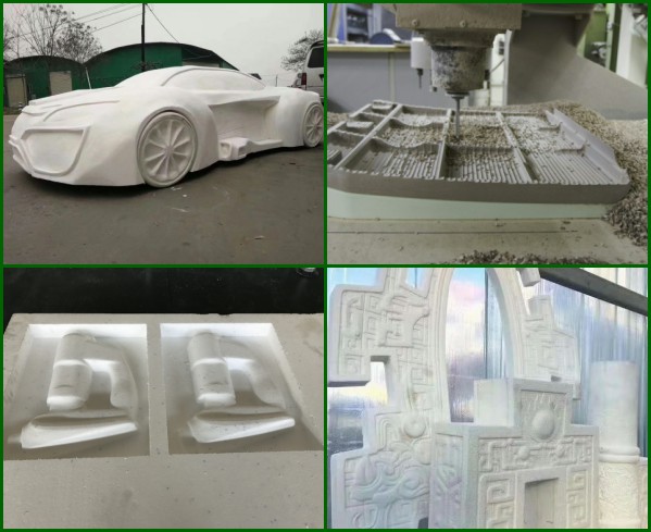 foam mold made by 5 axis cnc router 