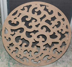 MDF Solid Wood 2D Cutting by Rhino CNC and Laser Machine