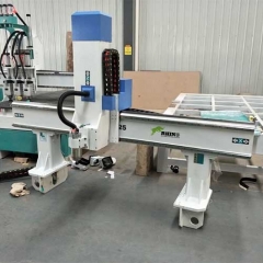 4 Axis Wood CNC Router with Spindle Swing 180 Degree Left and Right