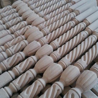 Wood CNC Lath Sample 1