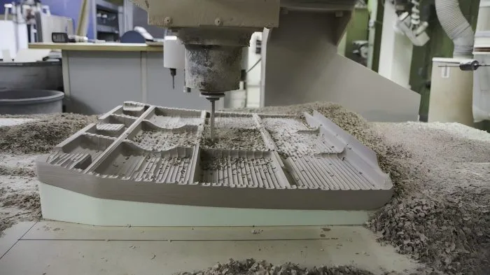 fiberglass boat mould making by 5 axis cnc