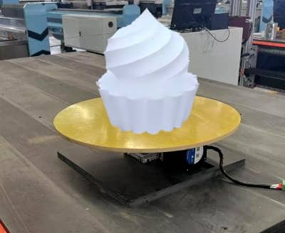 4 axis CNC hot wire foam cutting machine with rotary