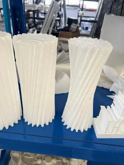 foam cutter sample by rotary