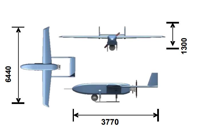 FH-91 drone dimension