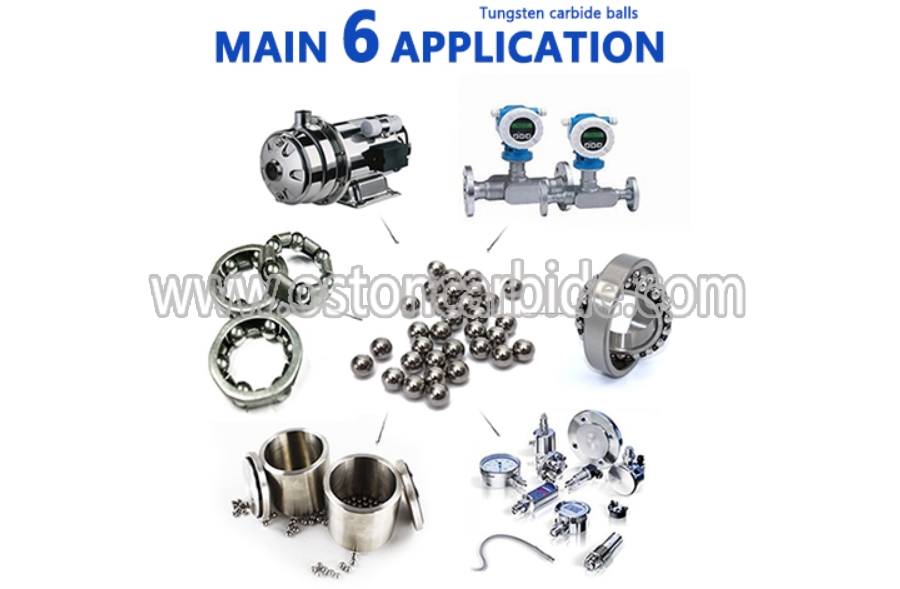 Tungsten carbideb balls usage