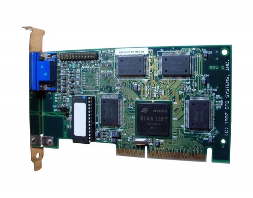 1394C Dell Velocity Riva 128 4MB Video Graphics Card With VGA Output