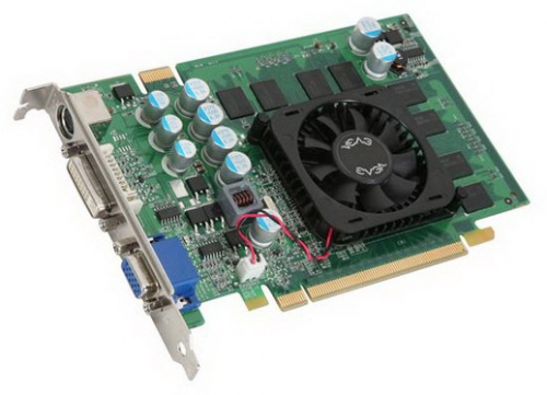 256-P2-N541-T2 EVGA GeForce 7600GS 256MB GDDR2 128-Bit DVI / D-Sub/ VGA / S-Video Out/ SLI Support PCI-Express x16 Video Graphics Card